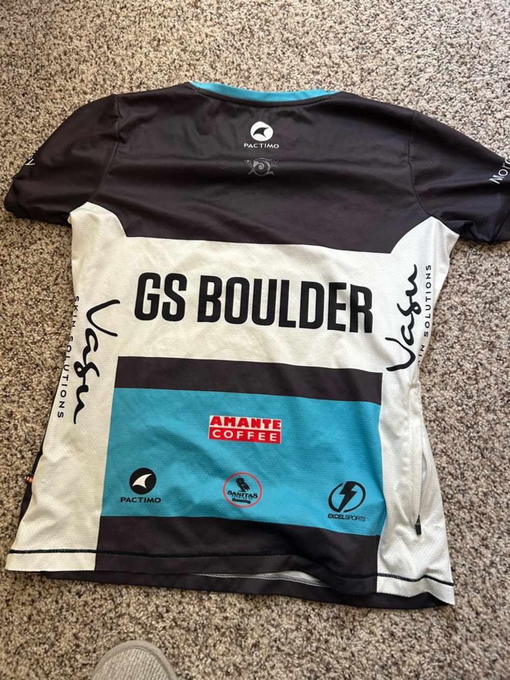 Pactimo GS Boulder Women’s Cycling Jersey in Teal & White